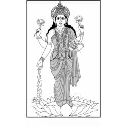 Disegno da colorare: Mitologia indù (Dei e Dee) #109373 - Pagine da Colorare Stampabili Gratuite