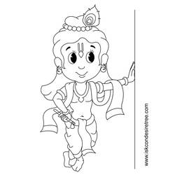 Disegno da colorare: Mitologia indù (Dei e Dee) #109409 - Pagine da Colorare Stampabili Gratuite