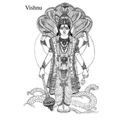 Disegno da colorare: Mitologia indù (Dei e Dee) #109421 - Pagine da Colorare Stampabili Gratuite