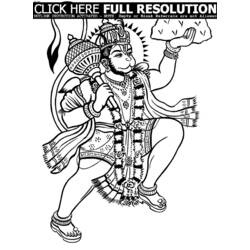 Disegno da colorare: Mitologia indù (Dei e Dee) #109474 - Pagine da Colorare Stampabili Gratuite
