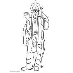 Disegno da colorare: Mitologia indù (Dei e Dee) #109495 - Pagine da Colorare Stampabili Gratuite