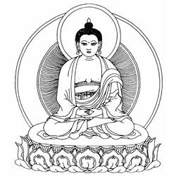 Disegno da colorare: Mitologia indù: Buddha (Dei e Dee) #89525 - Pagine da Colorare Stampabili Gratuite