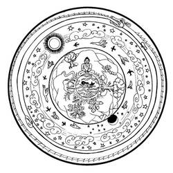 Disegno da colorare: Mitologia indù: Buddha (Dei e Dee) #89539 - Pagine da Colorare Stampabili Gratuite