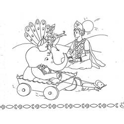 Disegno da colorare: Mitologia indù: Ganesh (Dei e Dee) #96932 - Pagine da Colorare Stampabili Gratuite