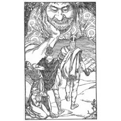 Disegno da colorare: Mitologia nordica (Dei e Dee) #110447 - Pagine da Colorare Stampabili Gratuite