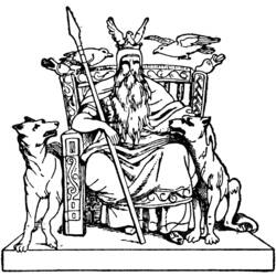 Disegno da colorare: Mitologia nordica (Dei e Dee) #110465 - Pagine da Colorare Stampabili Gratuite