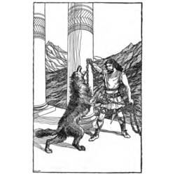 Disegno da colorare: Mitologia nordica (Dei e Dee) #110517 - Pagine da Colorare Stampabili Gratuite