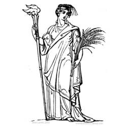 Disegno da colorare: Mitologia romana (Dei e Dee) #110129 - Pagine da Colorare Stampabili Gratuite