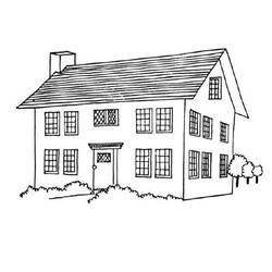 Disegno da colorare: Casa (Edifici e architettura) #64632 - Pagine da Colorare Stampabili Gratuite