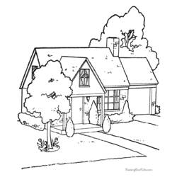 Disegno da colorare: Casa (Edifici e architettura) #64633 - Pagine da Colorare Stampabili Gratuite