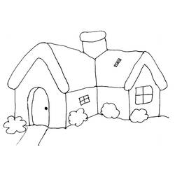 Disegno da colorare: Casa (Edifici e architettura) #64634 - Pagine da Colorare Stampabili Gratuite