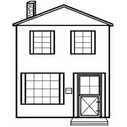 Disegno da colorare: Casa (Edifici e architettura) #64734 - Pagine da Colorare Stampabili Gratuite