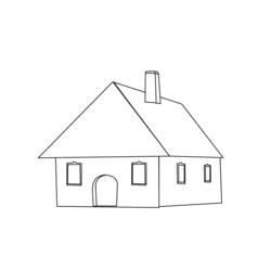 Disegno da colorare: Casa (Edifici e architettura) #64741 - Pagine da Colorare Stampabili Gratuite