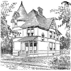 Disegno da colorare: Casa (Edifici e architettura) #64742 - Pagine da Colorare Stampabili Gratuite