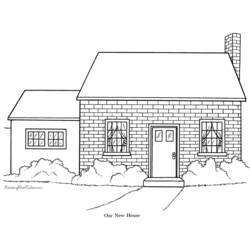 Disegno da colorare: Casa (Edifici e architettura) #64761 - Pagine da Colorare Stampabili Gratuite