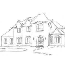 Disegno da colorare: Casa (Edifici e architettura) #66443 - Pagine da Colorare Stampabili Gratuite
