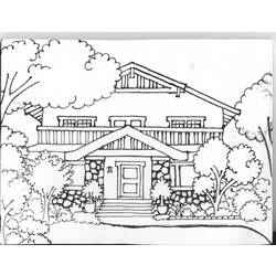 Disegno da colorare: Casa (Edifici e architettura) #66459 - Pagine da Colorare Stampabili Gratuite