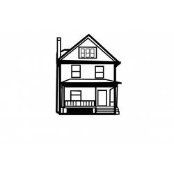 Disegno da colorare: Casa (Edifici e architettura) #66464 - Pagine da Colorare Stampabili Gratuite