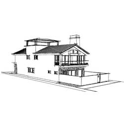 Disegno da colorare: Casa (Edifici e architettura) #66467 - Pagine da Colorare Stampabili Gratuite