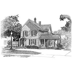 Disegno da colorare: Casa (Edifici e architettura) #66533 - Pagine da Colorare Stampabili Gratuite