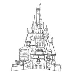 Disegno da colorare: Castello (Edifici e architettura) #62032 - Pagine da Colorare Stampabili Gratuite