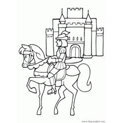 Disegno da colorare: Castello (Edifici e architettura) #62057 - Pagine da Colorare Stampabili Gratuite