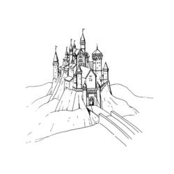 Disegno da colorare: Castello (Edifici e architettura) #62109 - Pagine da Colorare Stampabili Gratuite