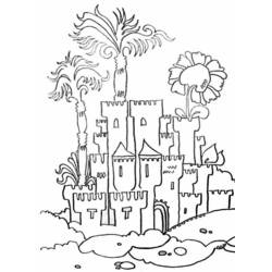 Disegno da colorare: Castello (Edifici e architettura) #62126 - Pagine da Colorare Stampabili Gratuite