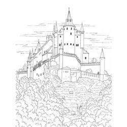 Disegno da colorare: Castello (Edifici e architettura) #62145 - Pagine da Colorare Stampabili Gratuite