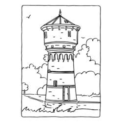 Disegno da colorare: Castello (Edifici e architettura) #62158 - Pagine da Colorare Stampabili Gratuite