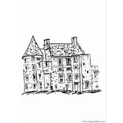 Disegno da colorare: Castello (Edifici e architettura) #62168 - Pagine da Colorare Stampabili Gratuite