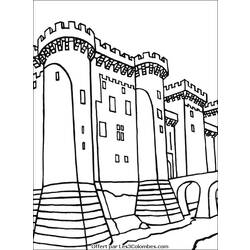 Disegno da colorare: Castello (Edifici e architettura) #62185 - Pagine da Colorare Stampabili Gratuite