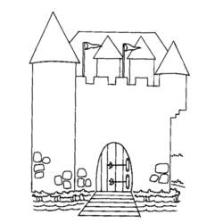 Disegno da colorare: Castello (Edifici e architettura) #62198 - Pagine da Colorare Stampabili Gratuite