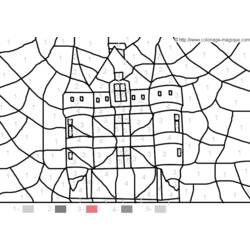 Disegno da colorare: Castello (Edifici e architettura) #62226 - Pagine da Colorare Stampabili Gratuite