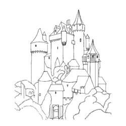 Disegno da colorare: Castello (Edifici e architettura) #62227 - Pagine da Colorare Stampabili Gratuite