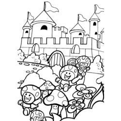 Disegno da colorare: Castello (Edifici e architettura) #62289 - Pagine da Colorare Stampabili Gratuite