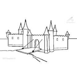 Disegno da colorare: Castello (Edifici e architettura) #62300 - Pagine da Colorare Stampabili Gratuite