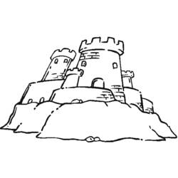 Disegno da colorare: Castello (Edifici e architettura) #62306 - Pagine da Colorare Stampabili Gratuite