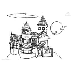 Disegno da colorare: Castello (Edifici e architettura) #62314 - Pagine da Colorare Stampabili Gratuite