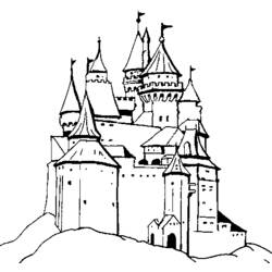 Disegno da colorare: Castello (Edifici e architettura) #62324 - Pagine da Colorare Stampabili Gratuite