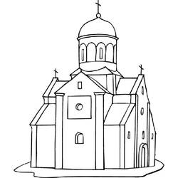 Disegno da colorare: Chiesa (Edifici e architettura) #64167 - Pagine da Colorare Stampabili Gratuite