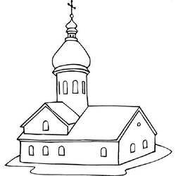 Disegno da colorare: Chiesa (Edifici e architettura) #64185 - Pagine da Colorare Stampabili Gratuite