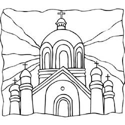 Disegno da colorare: Chiesa (Edifici e architettura) #64333 - Pagine da Colorare Stampabili Gratuite