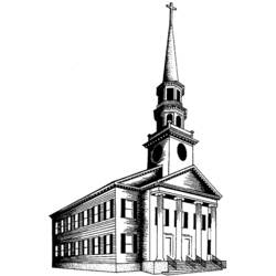Disegno da colorare: Chiesa (Edifici e architettura) #64341 - Pagine da Colorare Stampabili Gratuite