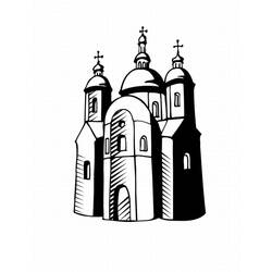 Disegno da colorare: Chiesa (Edifici e architettura) #64417 - Pagine da Colorare Stampabili Gratuite