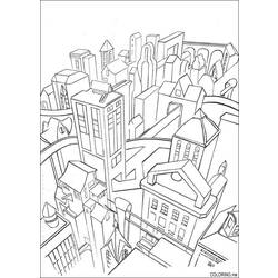Disegno da colorare: città (Edifici e architettura) #64919 - Pagine da Colorare Stampabili Gratuite