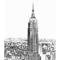 Disegno da colorare: Grattacielo (Edifici e architettura) #65575 - Pagine da Colorare Stampabili Gratuite