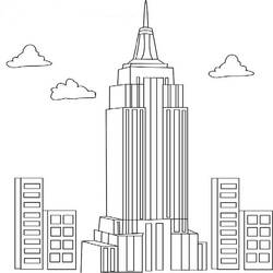 Disegno da colorare: Grattacielo (Edifici e architettura) #65786 - Pagine da Colorare Stampabili Gratuite