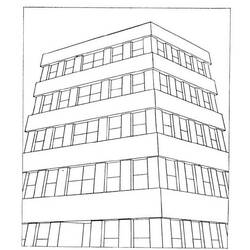 Disegno da colorare: Grattacielo (Edifici e architettura) #65817 - Pagine da Colorare Stampabili Gratuite