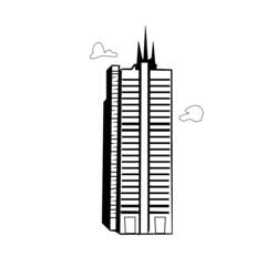 Disegno da colorare: Grattacielo (Edifici e architettura) #65836 - Pagine da Colorare Stampabili Gratuite